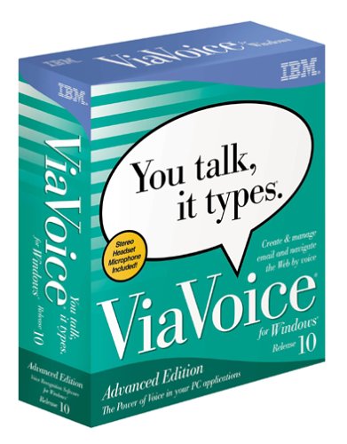 Viavoice for Windows Advanced Edition 10.0 - Professional Speech Recognition Software for PC | Boost Productivity with Voice Commands for Documents, Emails & Web Browsing