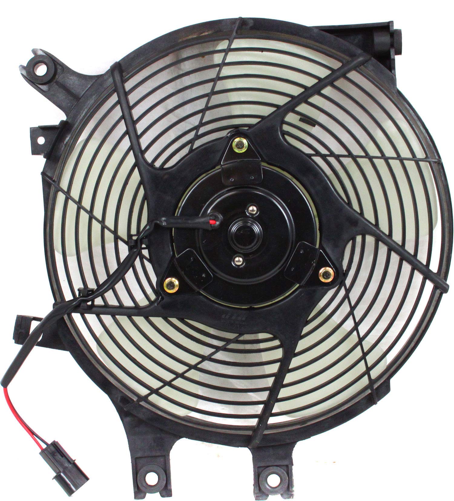Evan-Fischer EVA24672029107 Replacement A/C Condenser Fan Assembly for Mitsubishi Montero Sport 1998-2004 - Direct Fit, Replaces Partslink# MI3113118 | Perfect for AC System Repair & Summer Cooling Maintenance