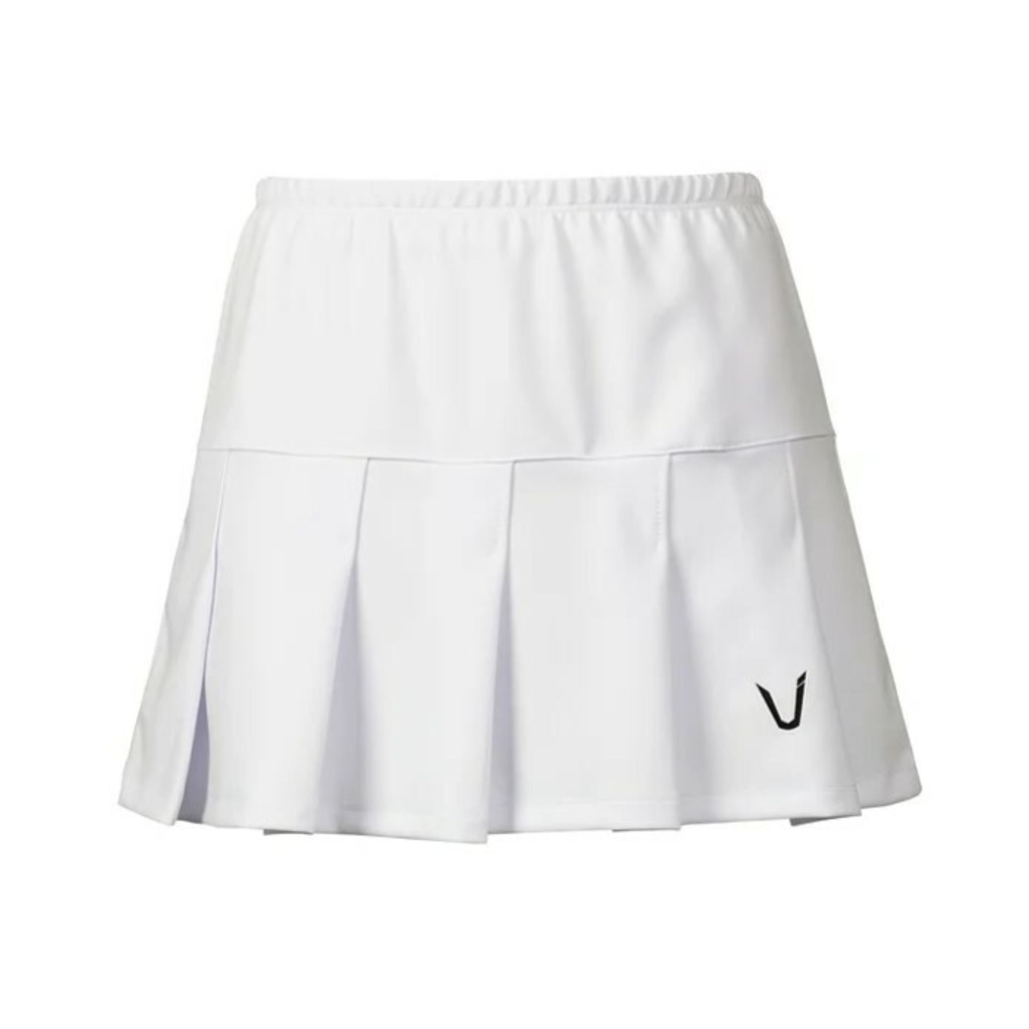 Technist TWS 09 Women's Elegant Pleated Midi Skirt - White | Comfortable & Stylish for Office, Party & Casual Wear
