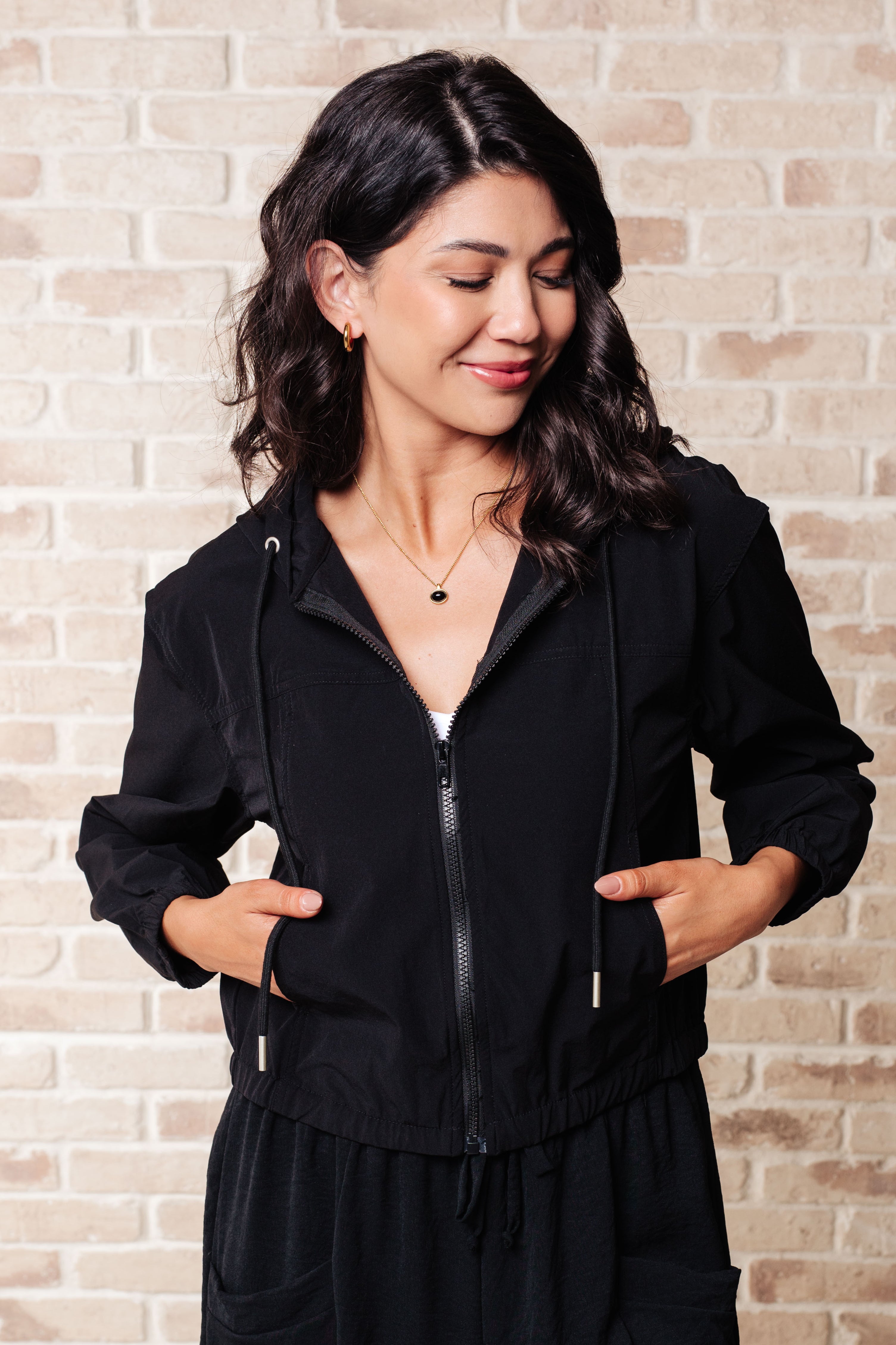Sky of Only Clouds Black Zip Up Hoodie - Stylish & Comfortable for Casual Wear, Outdoor Activities & Layering