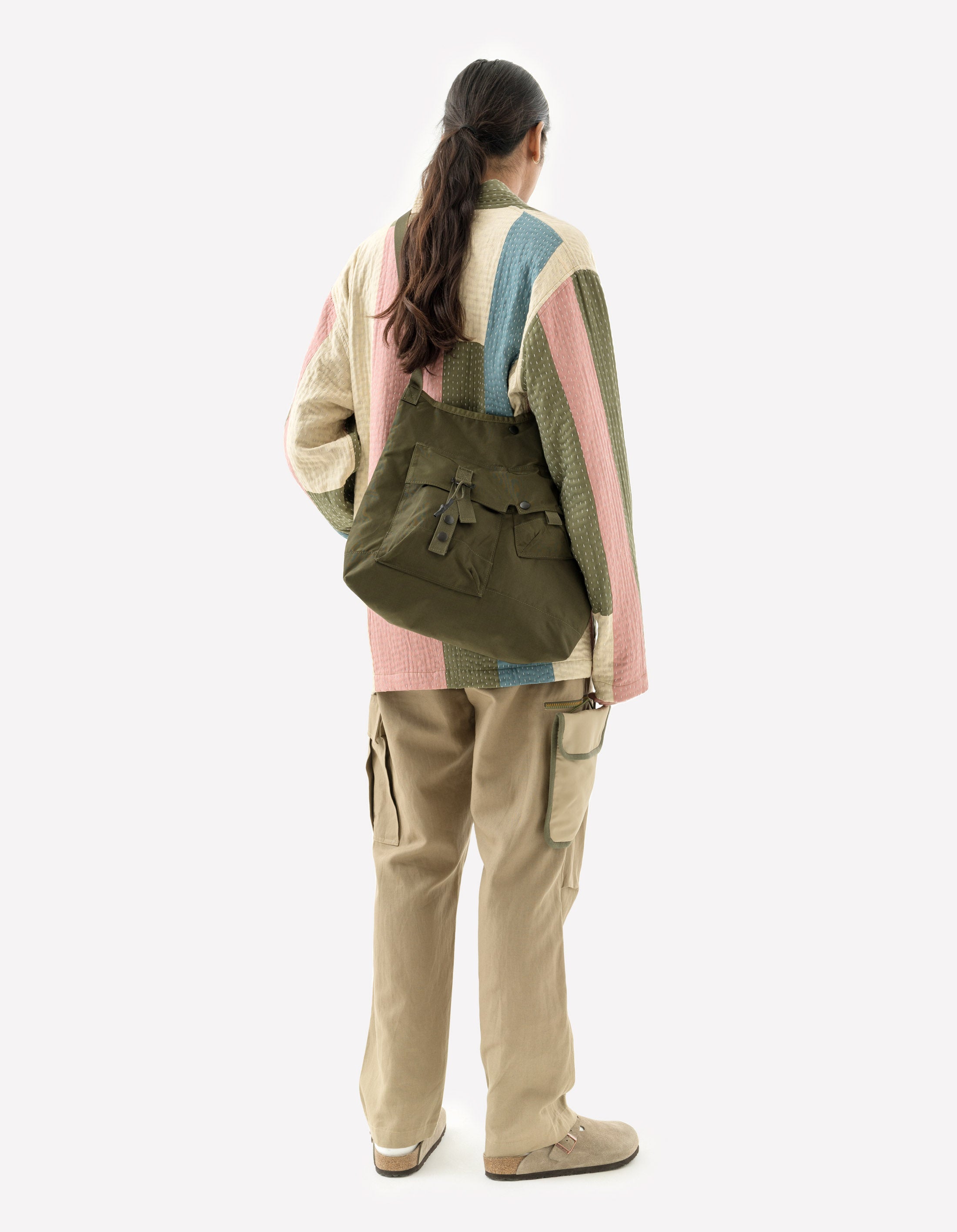 Maha M.A.L.I.C.E. Monk Sling Bag - Olive Green Crossbody Shoulder Bag for Men & Women - Perfect for Travel, Hiking, and Everyday Use