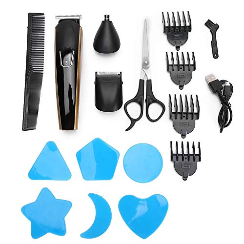 3-in-1 Rechargeable Electric Shaver & Hair Clipper - Waterproof Wet/Dry Trimmer for Beard, Nose & Ear Hair | Perfect for Travel, Gym & Home Grooming