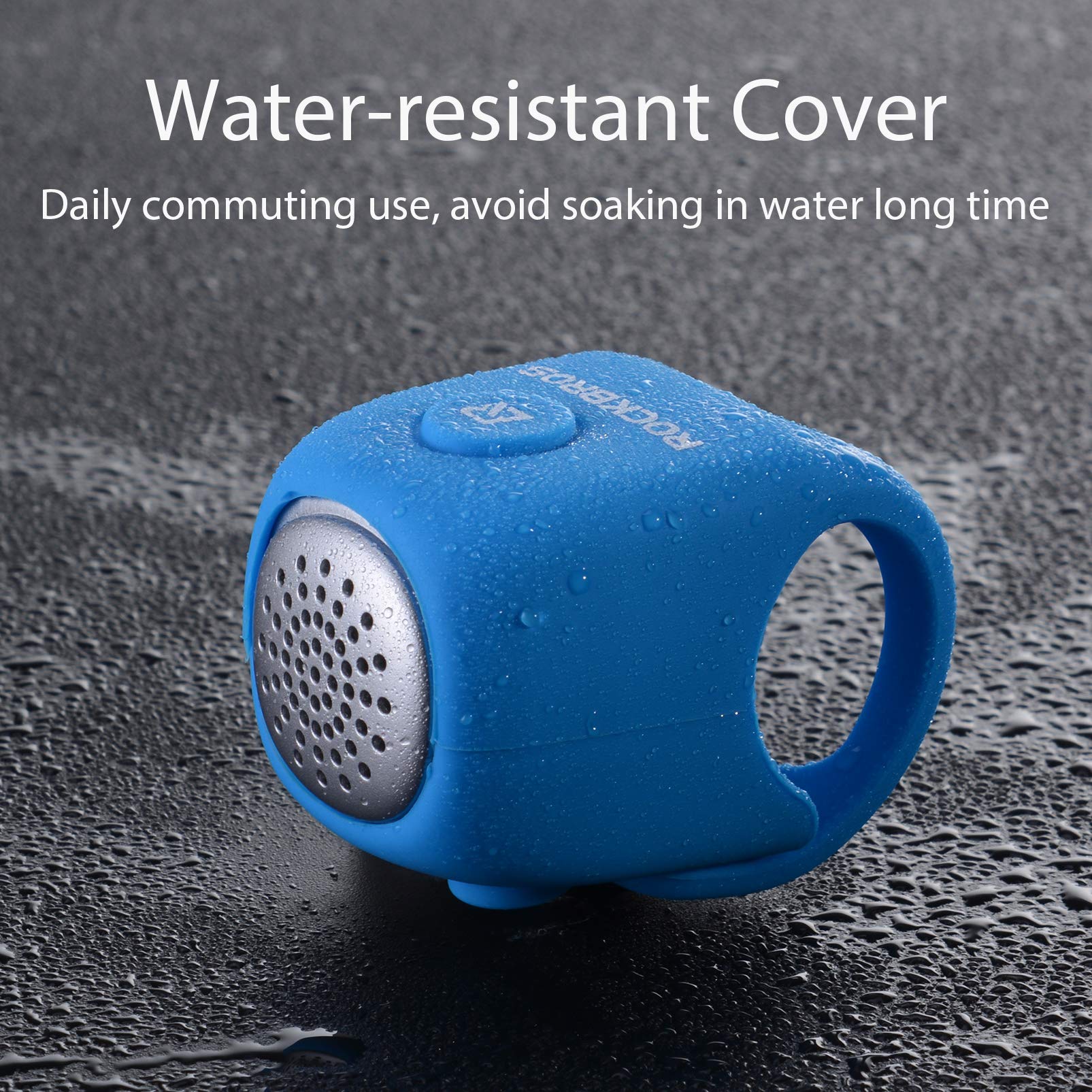 ROCKBROS Electra Bike Bell - Electric Bicycle Horn with Water-Resistant Design - Perfect for Urban Commuting, Mountain Biking & Road Cycling Safety