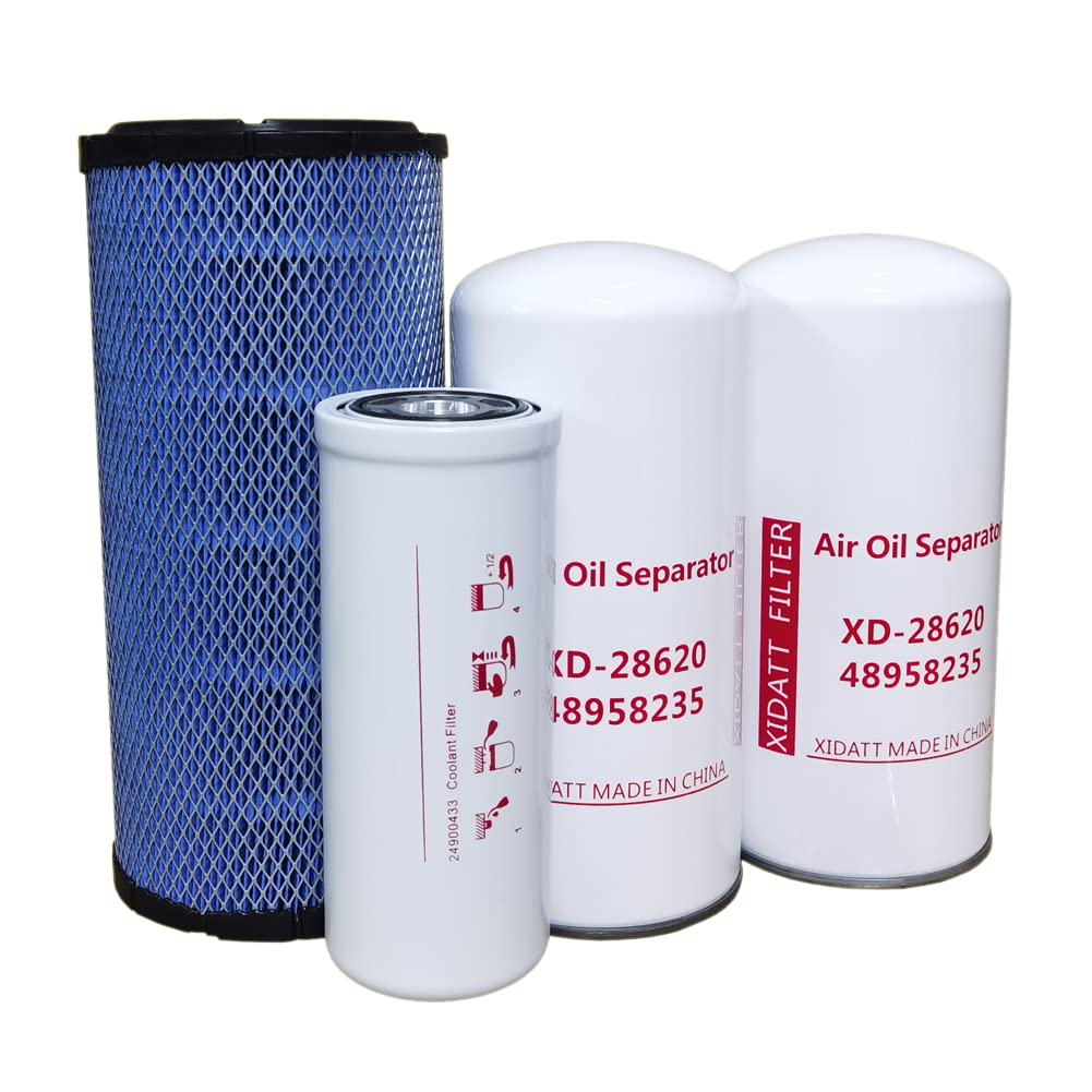 **RS30-37i/R30-37i Air Compressor Filter Kit – Oil Separator, Oil Filter & Air Filter (2+1+1) – Replacement Parts for Industrial & Home Air Compressors – Perfect for Workshops, Garages & DIY Projects**
