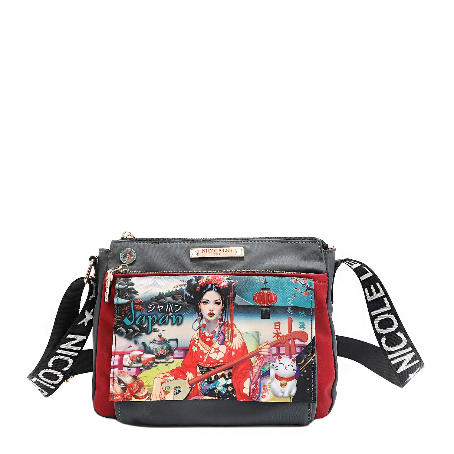 AKIKO LA BELLEZA ZIP CROSSBODY BAG - Stylish & Secure Small Shoulder Purse for Women | Perfect for Work, Travel & Everyday Use