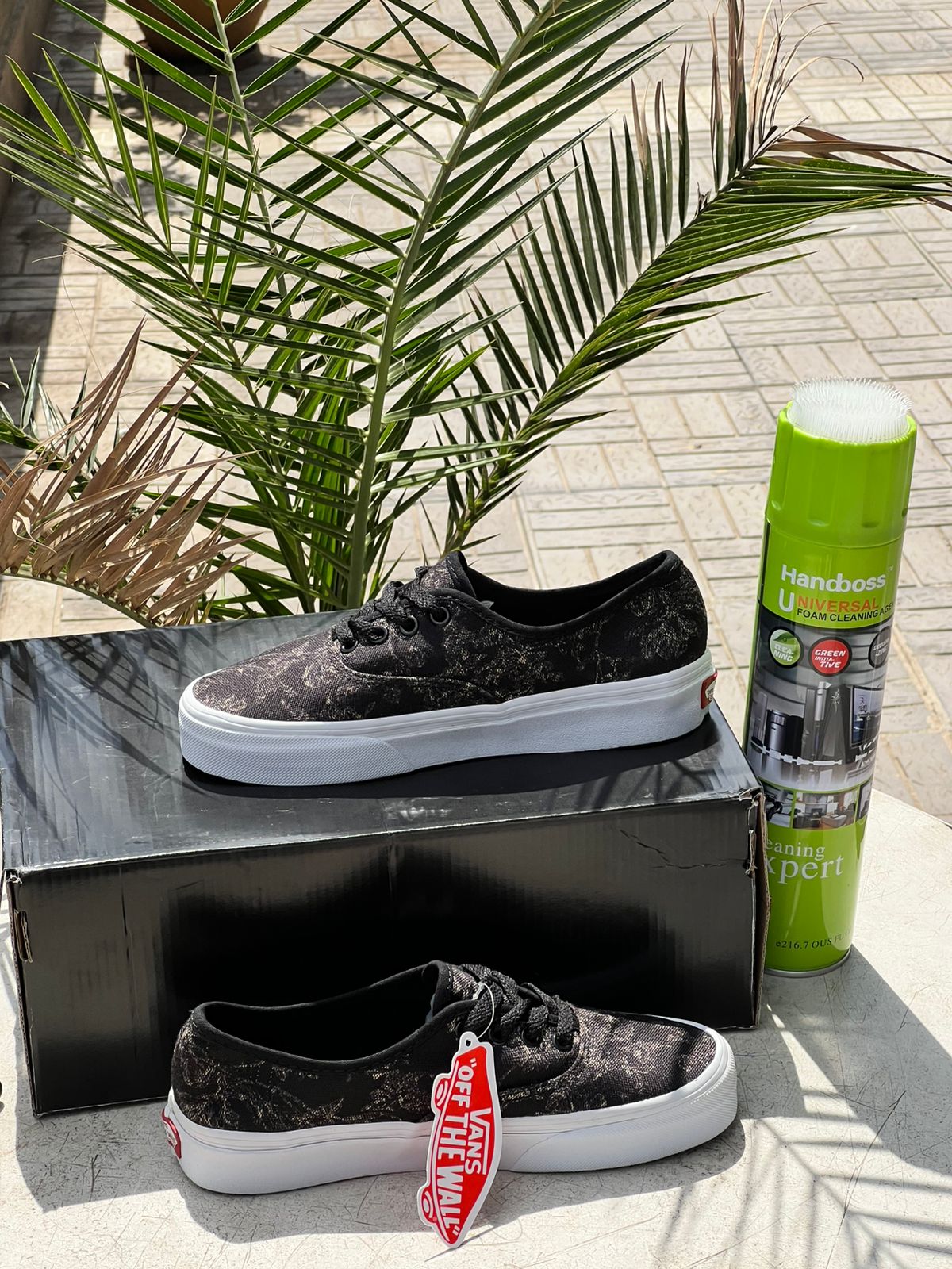 Vans Dark Abstract Sneakers for Men & Women - Trendy Casual Skate Shoes for Streetwear & Everyday Wear - Perfect for Skating, Walking & Urban Fashion