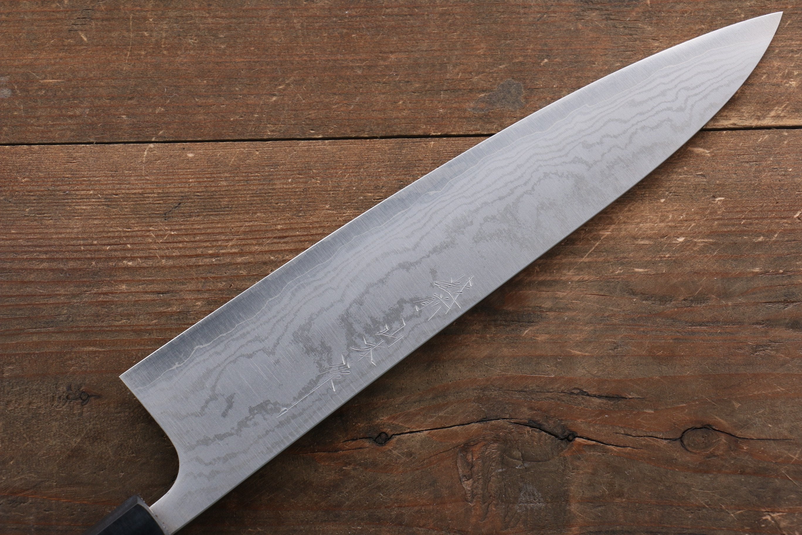 Premium Nao Yamamoto VG10 Damascus Gyuto Chef Knife 240mm - Japanese High Carbon Stainless Steel Blade with Walnut Handle - Perfect for Sushi, Meat Slicing & Professional Kitchen Use