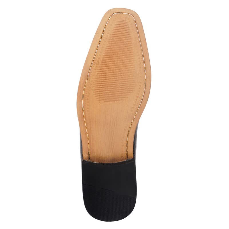 LIBERTYZENO Boys Genuine Leather Oxford Dress Shoes with EEL Print - Classic Lace-Up Formal Shoes for Kids, Perfect for Easter Gifts, School Events & Special Occasions (Style 162)