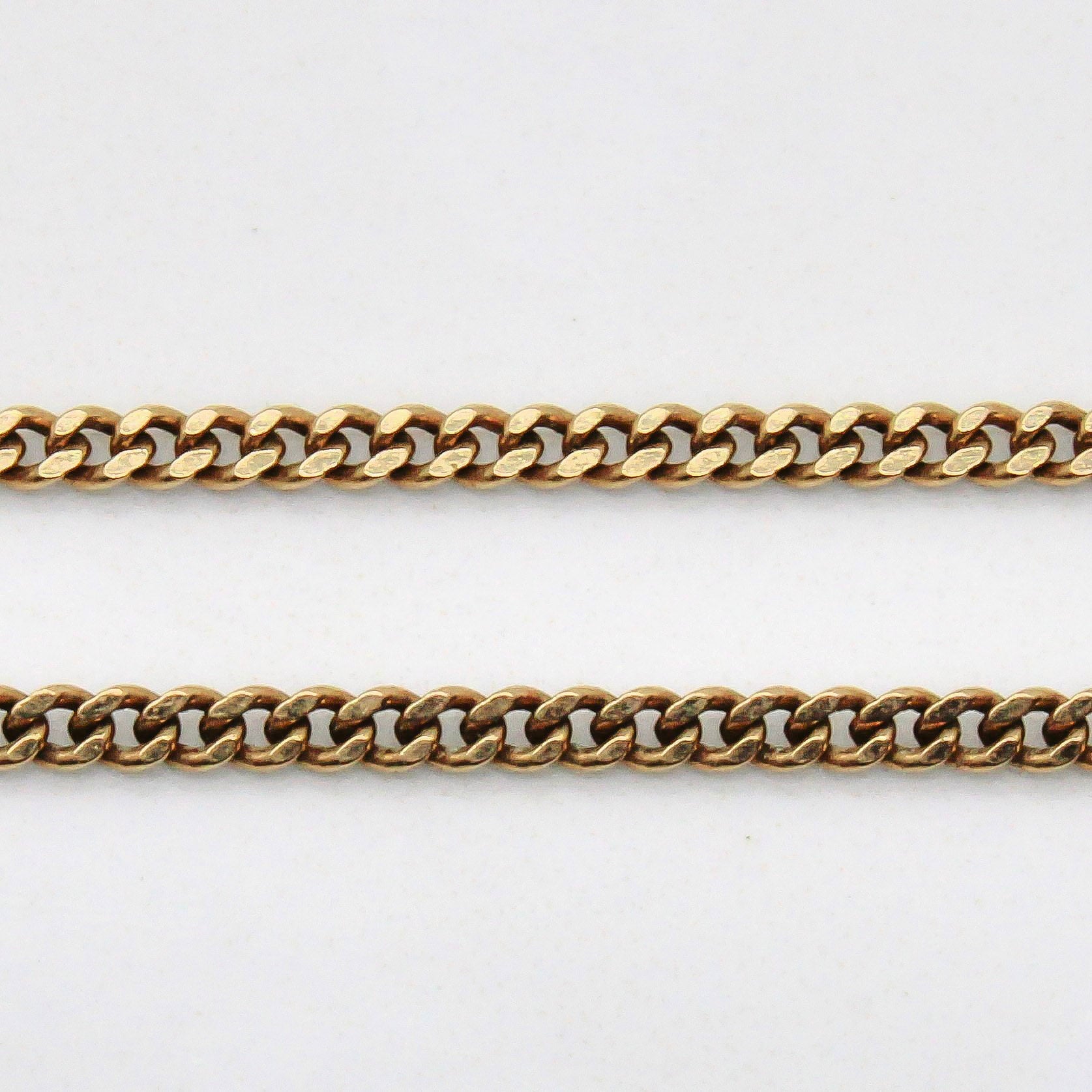 10K Yellow Gold Cuban Link Chain for Men - 19 Inch Solid Gold Rope Necklace | Perfect for Gifts, Hip-Hop Fashion & Everyday Wear