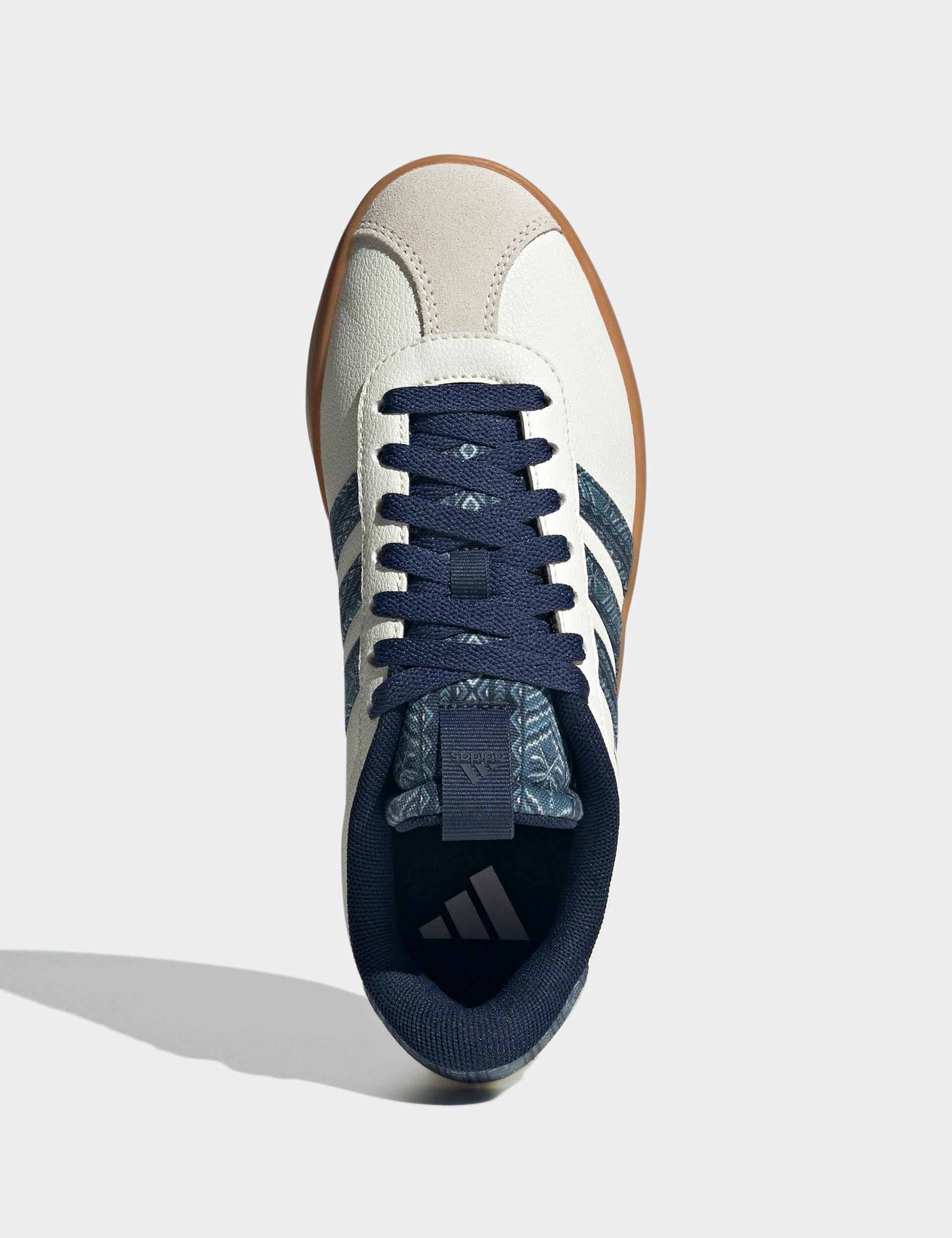 VL Court 3.0 Shoes for Men & Women - Off White/Night Indigo/Gum10 - Premium Comfort Sneakers for Running, Walking & Casual Wear