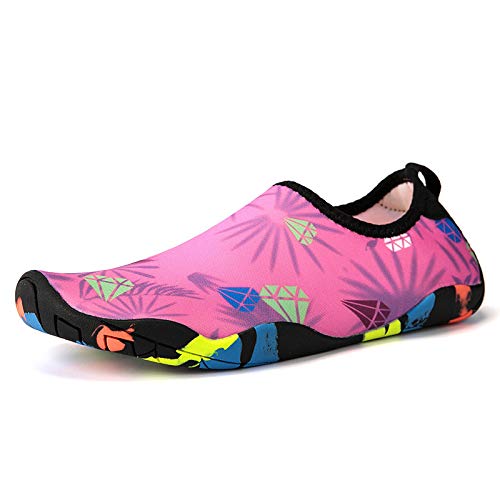 Premium Water Shoes for Women & Men - Quick-Dry Barefoot Aqua Socks for Beach, Swimming, Surfing & Outdoor Activities | Non-Slip Comfortable Beach Shoes for Pool, Yoga & Water Sports