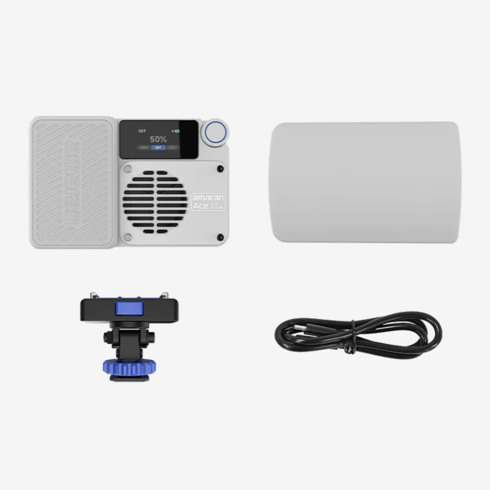 Amaran Ace 25x Bi-Color LED Light Panel - 3200K to 5600K Adjustable White Light for Photography, Videography & Studio Lighting - Perfect for YouTube, TikTok & Film Production