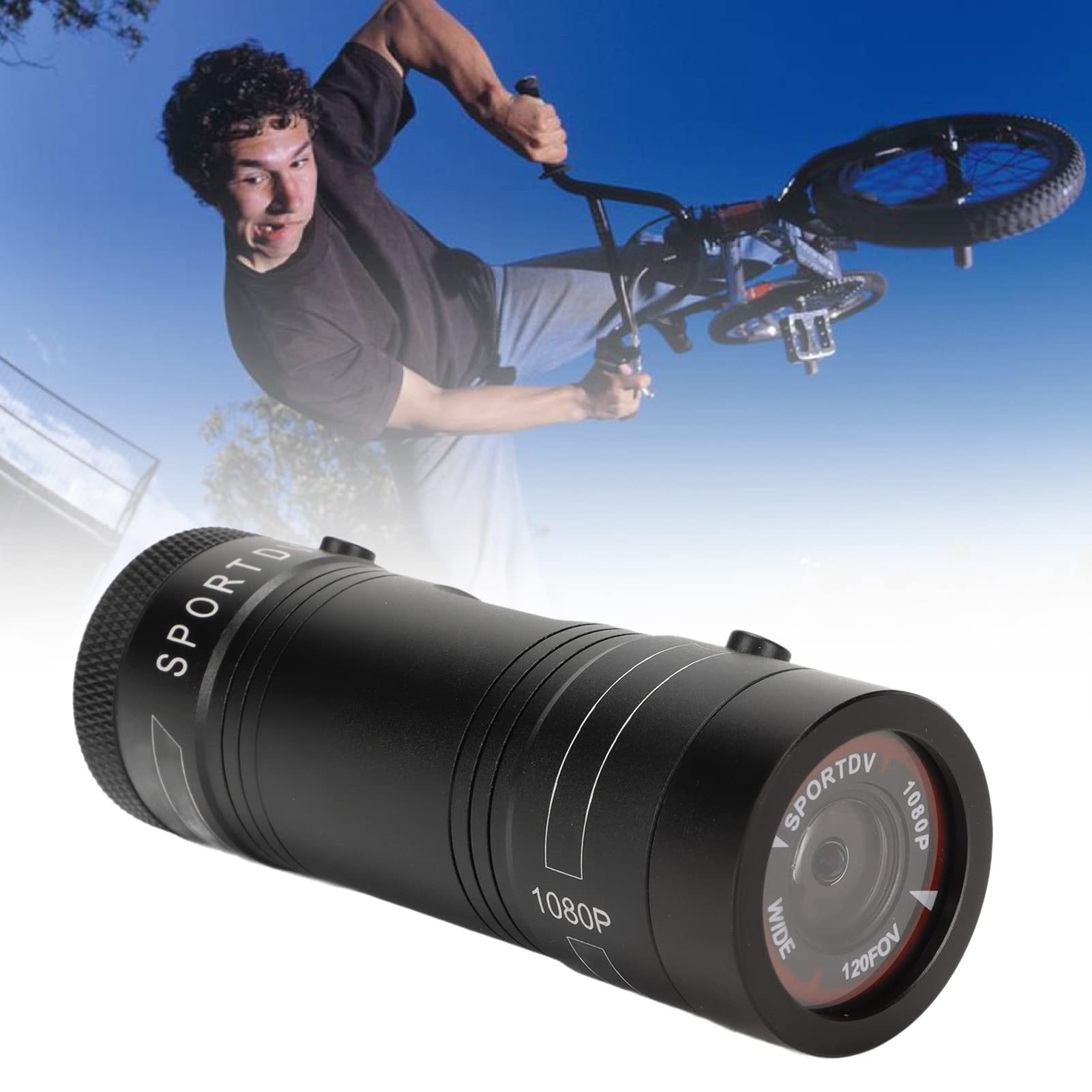 Tangxi Mini Helmet Camera 1080P HD, Waterproof Sports Camera for Bike & Motorcycle Riding