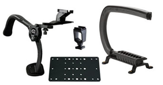 Cam Caddie Scorpion EX Camera Shoulder Support Bundle - Professional DSLR & Mirrorless Camera Stabilizer for Filmmaking, Vlogging & Live Streaming