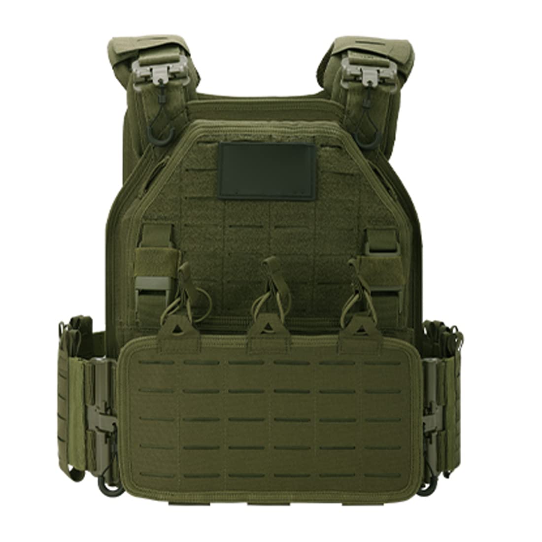 Domani Tactical MOLLE Vest - Adjustable Modular Tactical Vest for Airsoft, Paintball, Training, Hunting & Airsoft Games | Perfect for Outdoor Adventures, Military Simulation & Tactical Operations