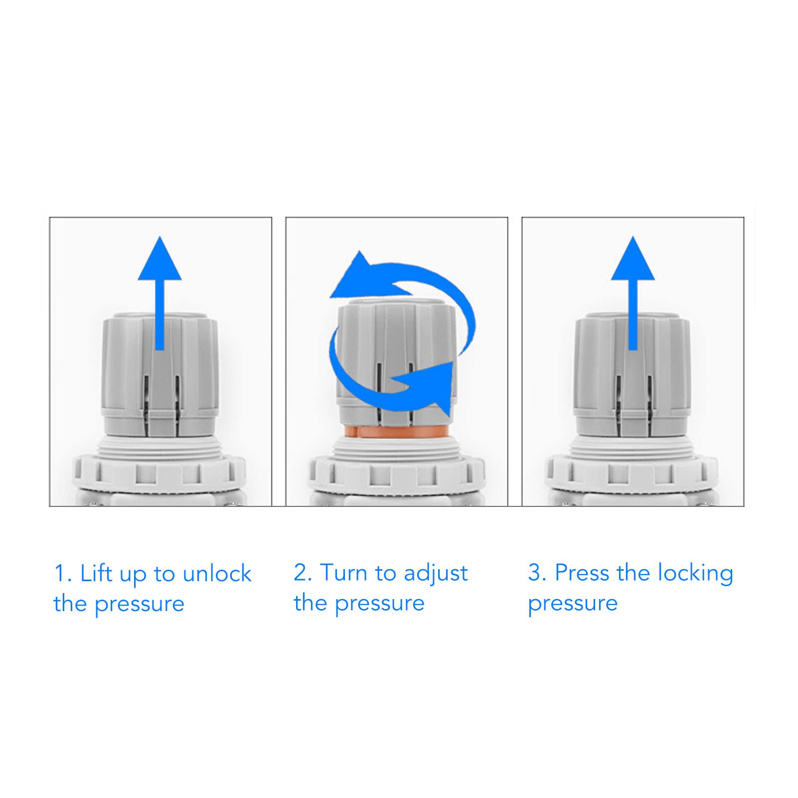 Industrial Pneumatic Vacuum Pressure Regulator -100 to -1.3Kpa with Dial Gauge | Compact Air Pressure Controller for Manufacturing, Automation & Laboratory Equipment | Durable Long-Life Vacuum Regulation Solution