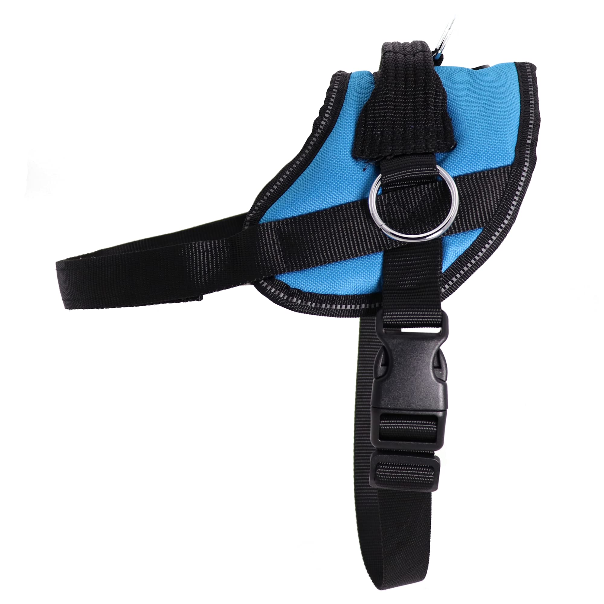 No-Pull Dog Harness with Reflective Strips & Soft Padding - Adjustable Pet Vest Harness with Easy Control Handle & 3 Leash Clips for Small to Large Dogs - Perfect for Walking, Training & Outdoor Adventures