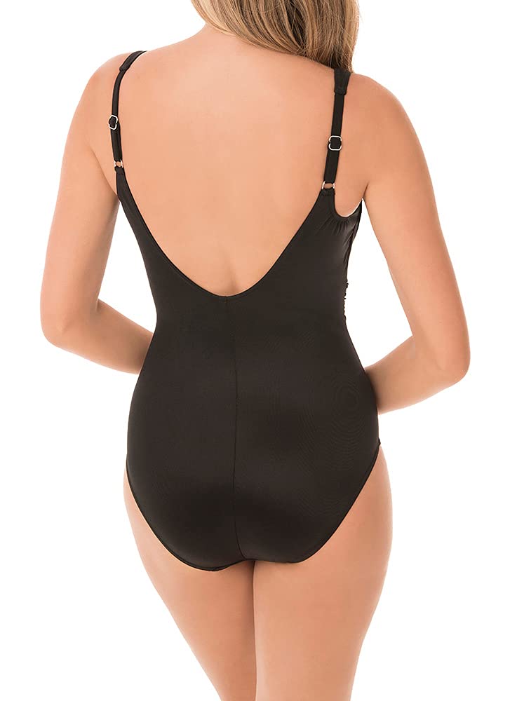Miraclesuit Women's One Piece Swimsuit with Tummy Control & Underwire Bra - Sanibel Style for Beach, Pool & Vacation | Slimming Swimwear for Women