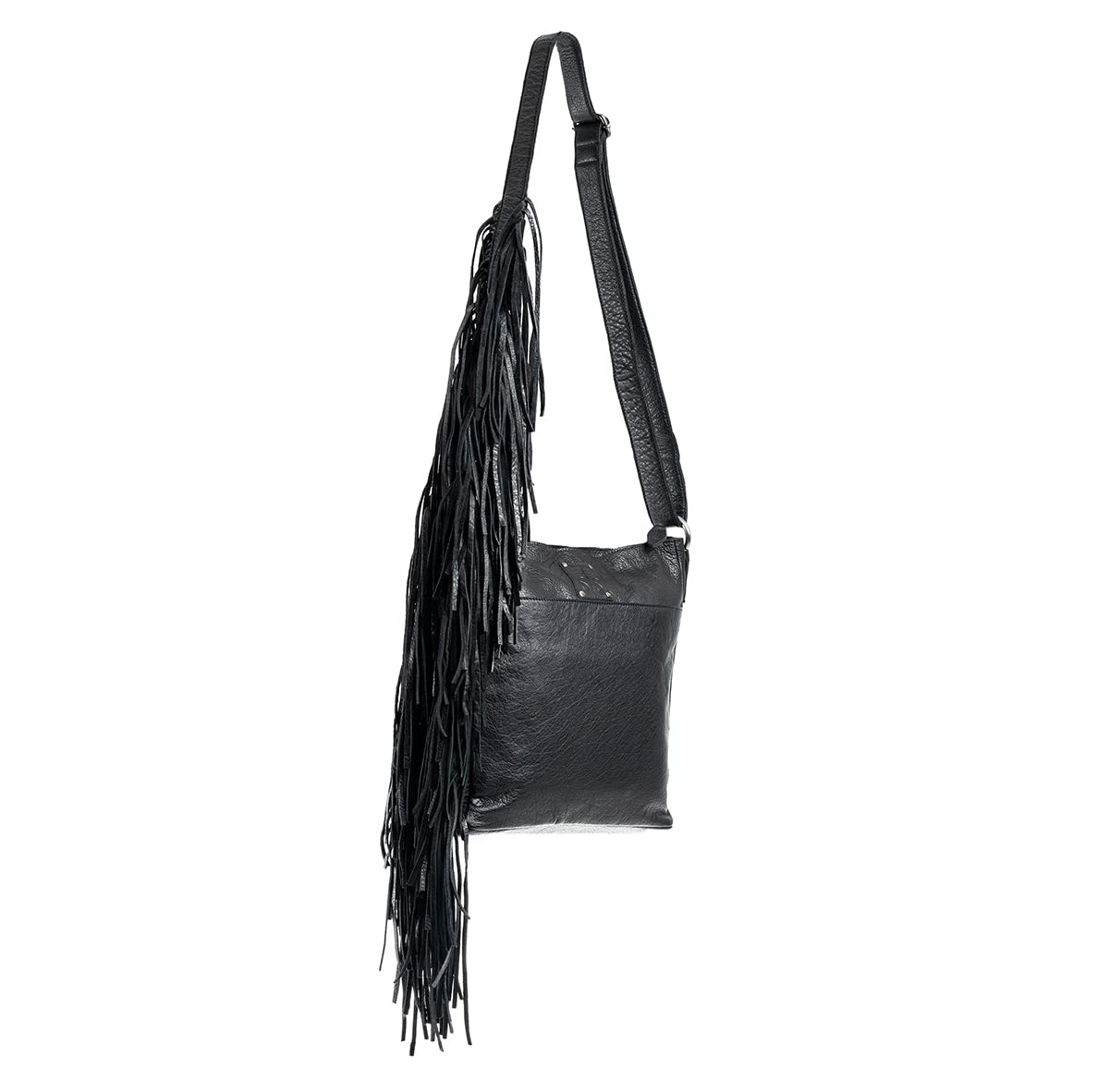 STS Ranchwear Compact Leather Rhapsody Crossbody Bag - Adjustable Shoulder Strap, Vintage Woodstock Style for Women | Perfect for Concerts, Festivals & Everyday Use