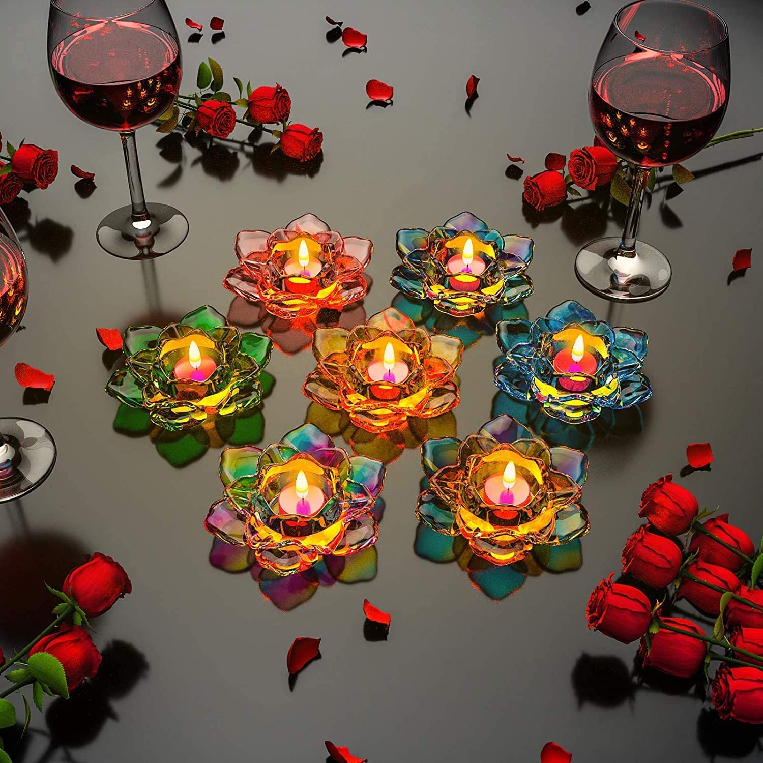 Premium Lotus Flower Silicone Mold for DIY Epoxy Resin Candle Holders & Jewelry Boxes - Handmade Tealight Candle Holder Molds for Home Decor, Table Centerpieces & Wedding Decorations (Pack of 1) - Perfect for Crafting, Gift Making & Boho Home Decor