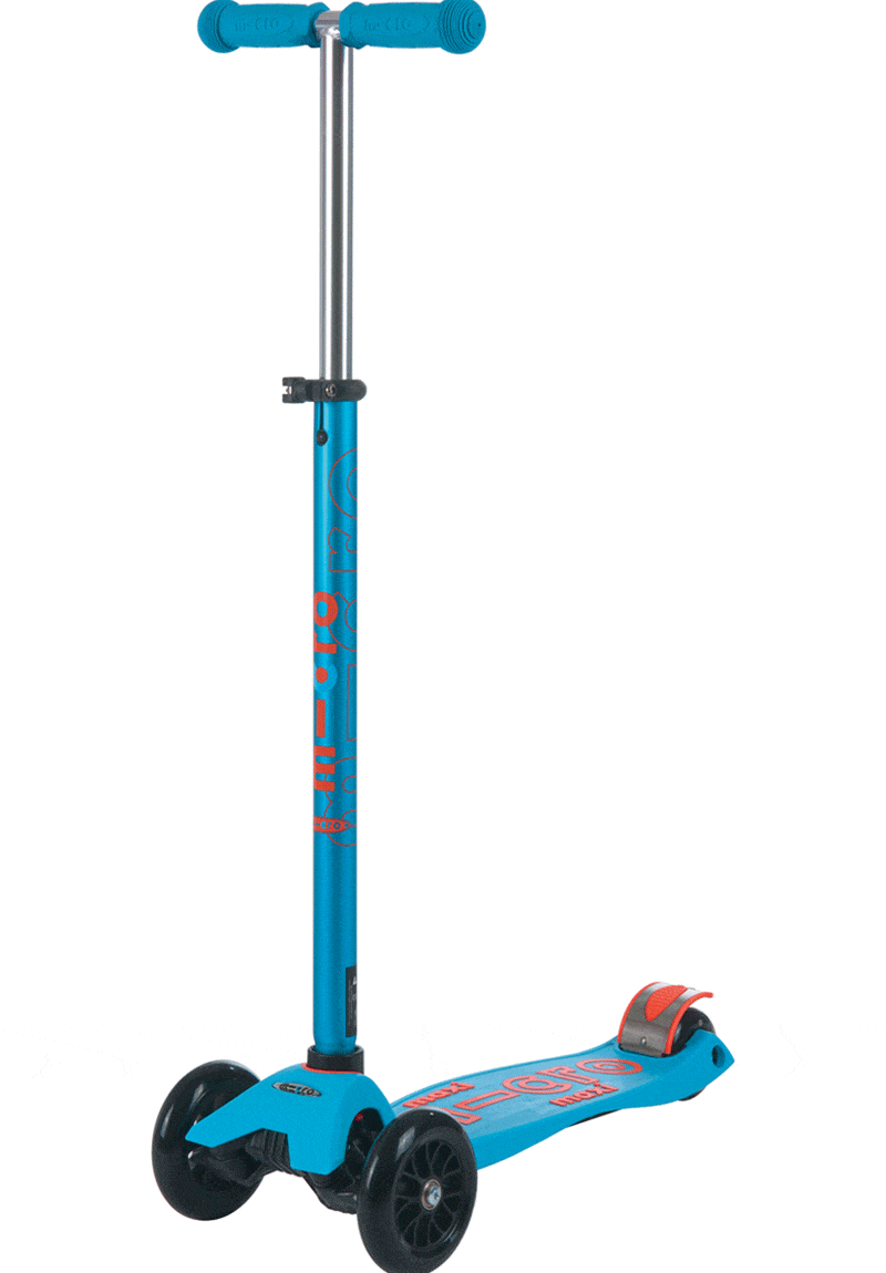 Micro Kickboard Maxi DELUXE Scooter for Kids - 3 Wheel Light Up Kick Scooter with Adjustable Handlebar - Perfect for Outdoor Play, Commuting & Neighborhood Fun
