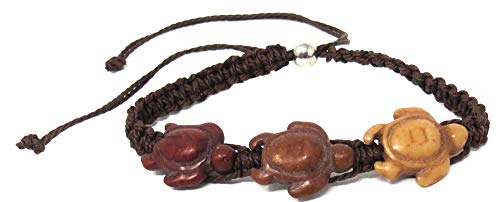 Dark Brown Cord - Brown Turtles