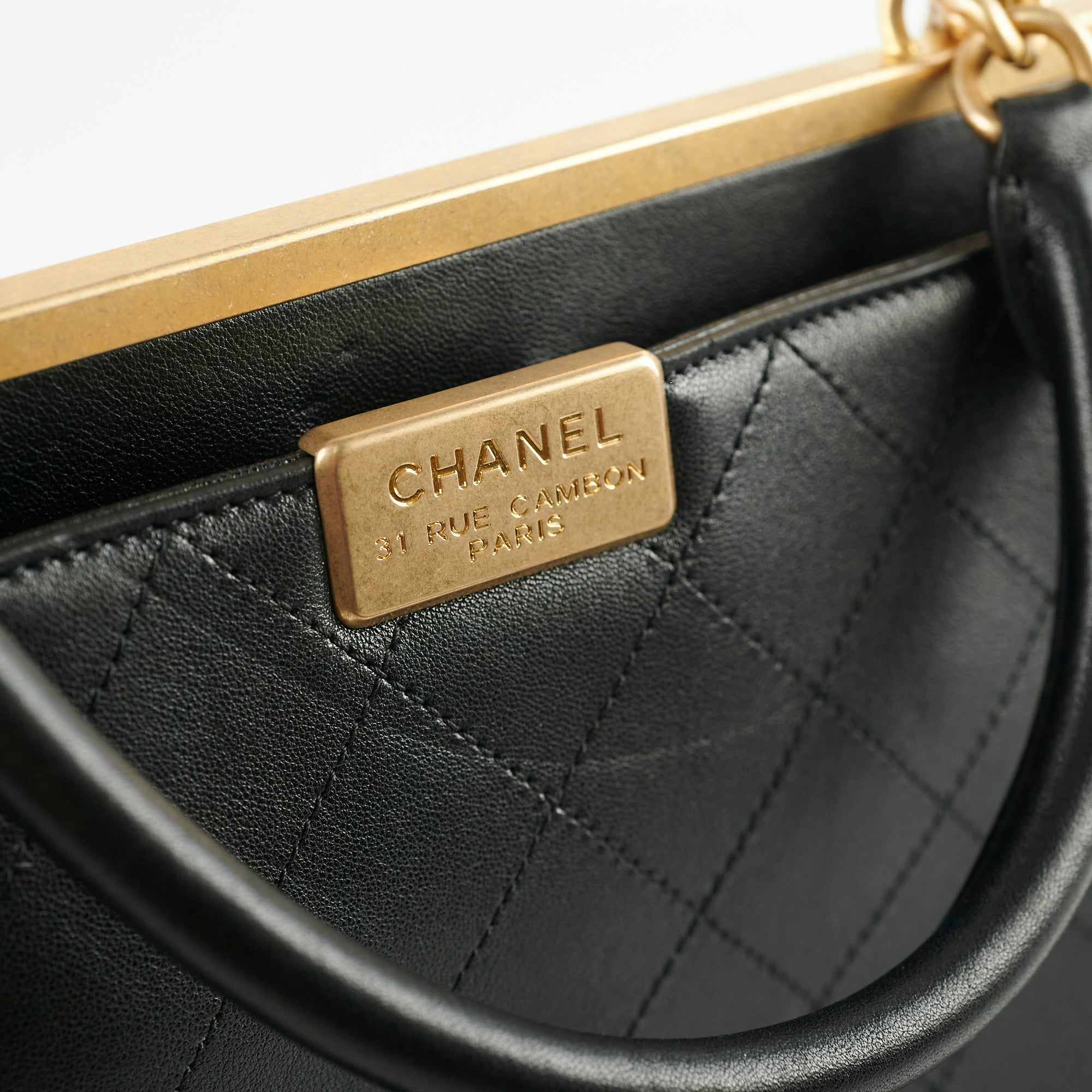 Chanel Coco Luxe Large Tote Bag - Genuine Calfskin Leather, Black, 25 Series - Perfect for Work, Travel & Luxury Everyday Use
