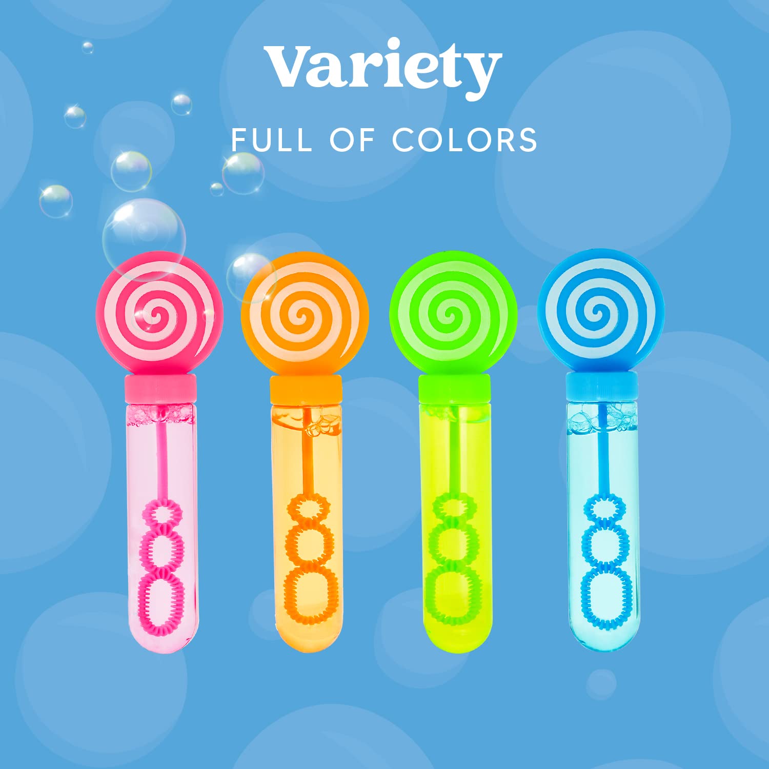 JOYIN 24 Pack Mini Bubble Wands - Kids Bubble Maker Toys for Birthday Parties, Weddings & Summer Outdoor Play - Fun Bubble Blowing Toys for Toddlers & Children - Perfect for Backyard, Park & Beach Activities