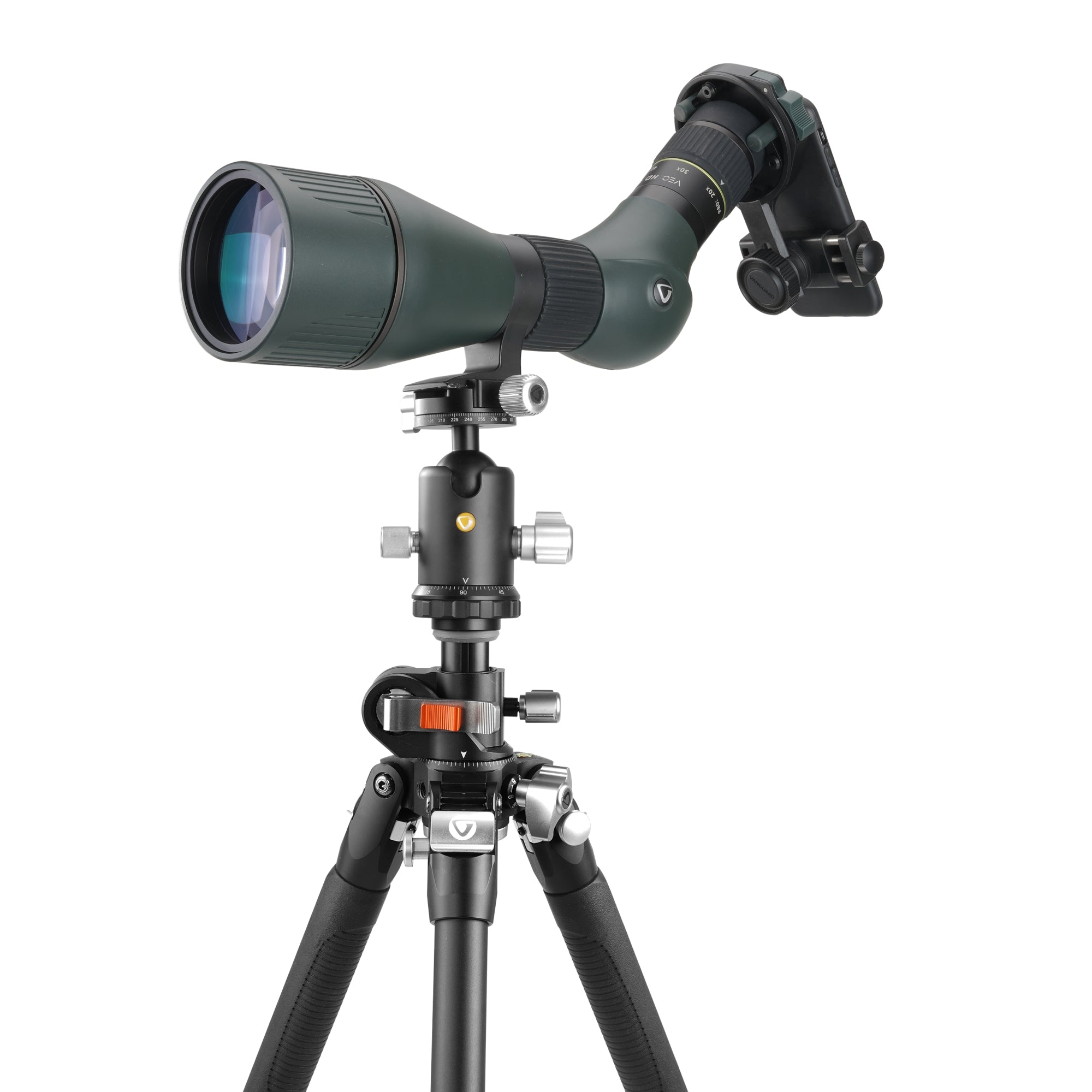VEO 3+ 303ABS Aluminum Tripod with Dual Axis Ball Head - Lightweight & Sturdy Camera Stand for DSLR, Mirrorless, Video Shooting - Perfect for Travel, Photography & Vlogging
