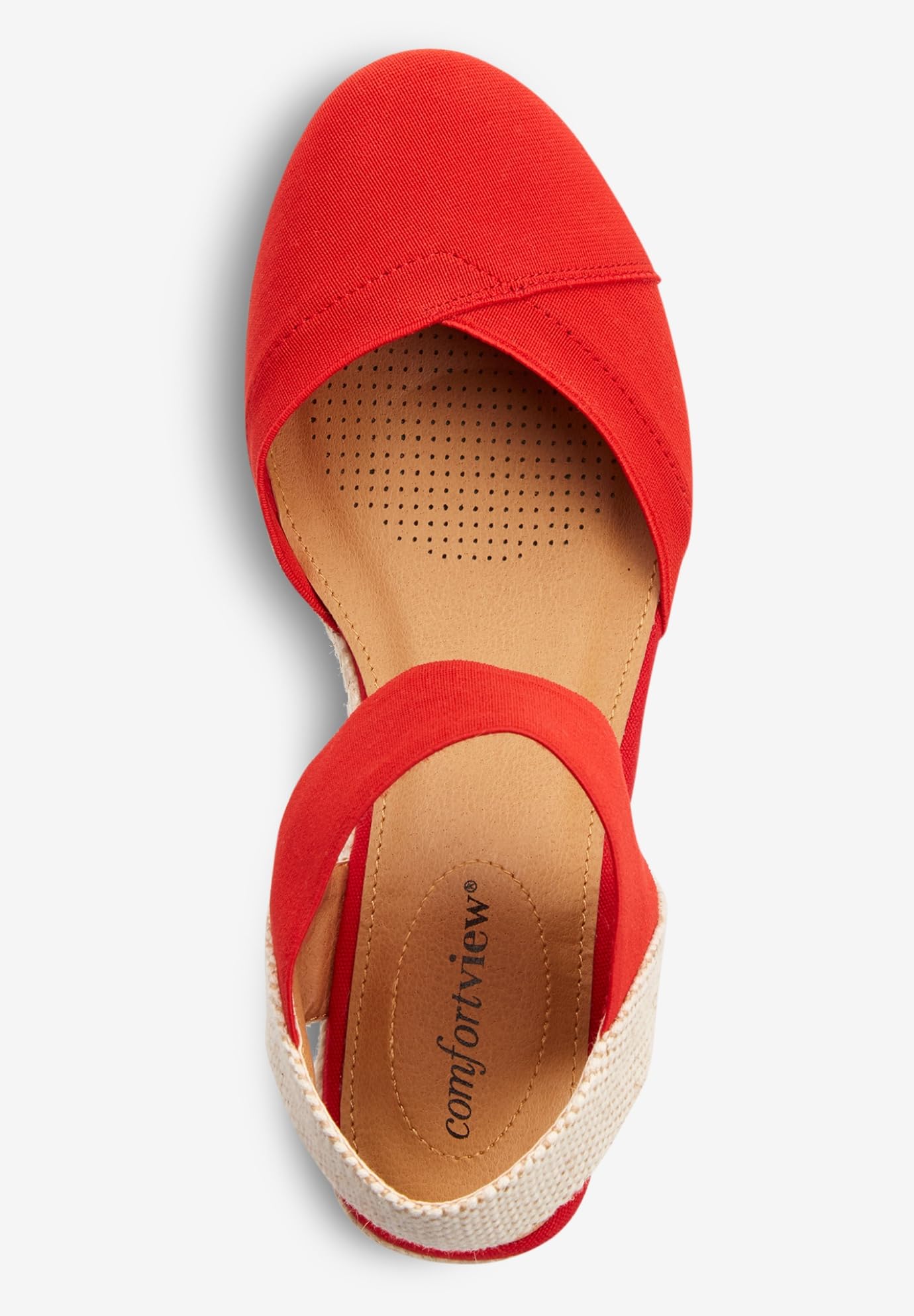 Comfortview Women's Wide Width The Abra Espadrille - Comfortable Casual Summer Shoes for Walking, Beach & Outdoor Activities
