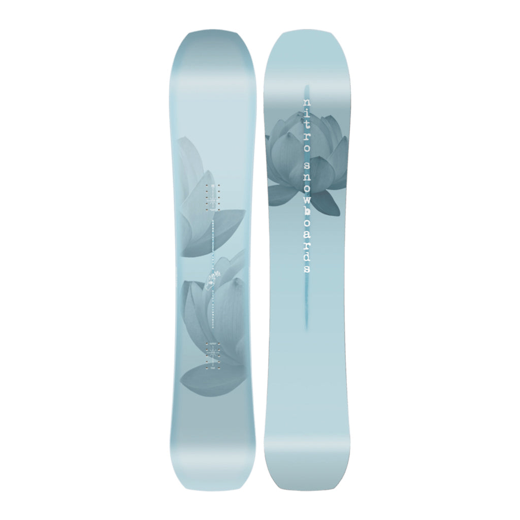 2025 Nitro Karma Women's Snowboard - All-Mountain Freestyle Board for Powder, Park & Groomed Runs | Perfect for Advanced Female Riders on Slopes & Backcountry Adventures