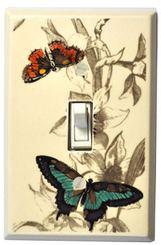 All Fired Up Single Switchplate Cover - Decorative Electrical Outlet Cover - Perfect for Home, Office & Studio Sketchbook Design #FL140 | Wall Decor & Electrical Safety Upgrade