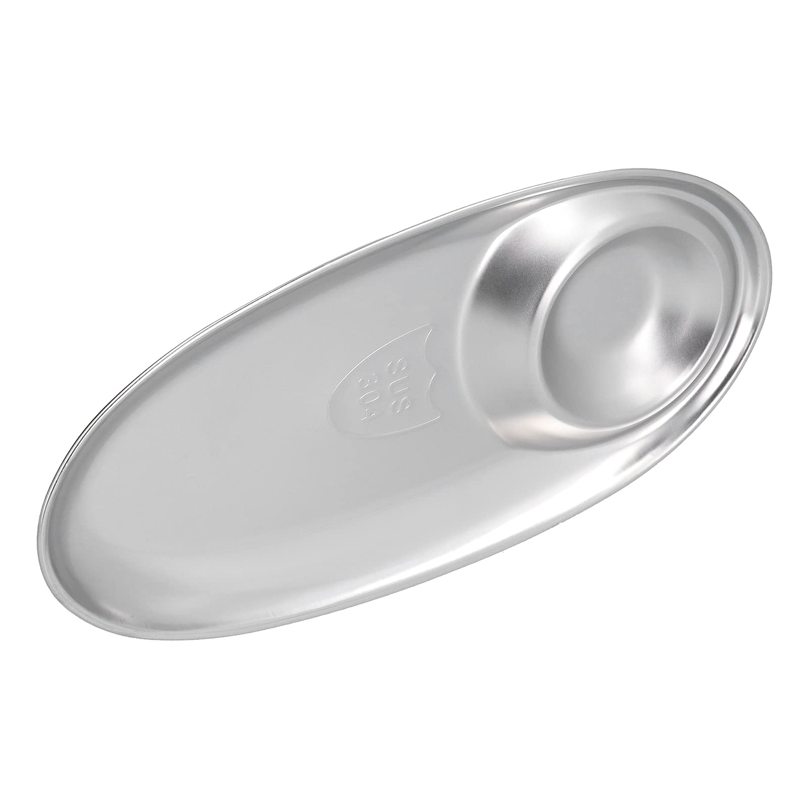 304 Stainless Steel Snack Plate - Stable & Safe French Fries Dish for Camping, Outdoor Picnics, and Party Snacks (Large Size) - Perfect for BBQs, Beach Trips, and Tailgating