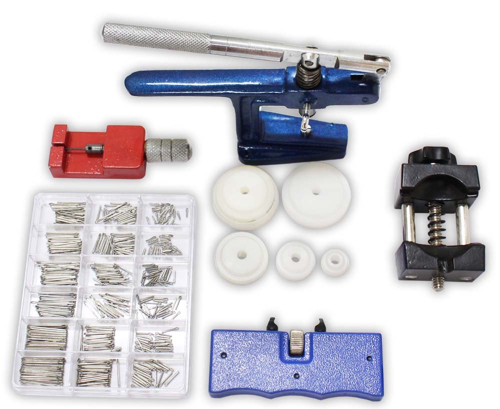 Premium Watchmaker's Complete Repair Kit – Essential Toolkit for Watch Enthusiasts & Professionals | DIY Watch Band Adjustment, Movement Maintenance & Caseback Sealing | Perfect for Home Repairs, Watch Restoration & Hobbyist Projects