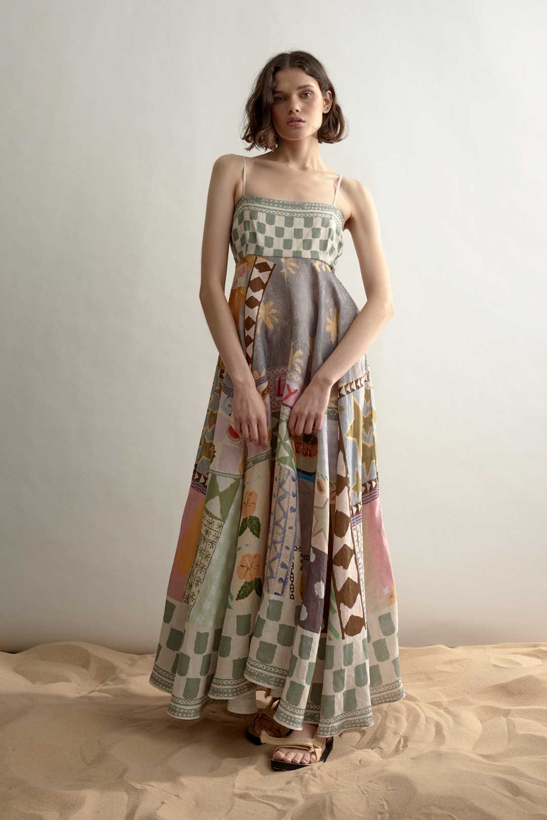Emma Gale Sundress - Flowy Summer Dress for Women, Casual Beach Dress with Pockets, Perfect for Vacation, Outdoor Parties & Picnics