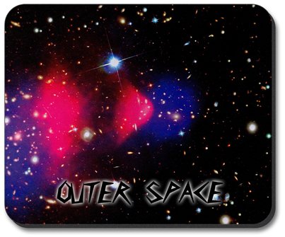 Artistic Outer Space Design Mouse Pad - Non-Slip Gaming & Office Computer Accessory for PC, Laptop, Home & Work Desk Setup