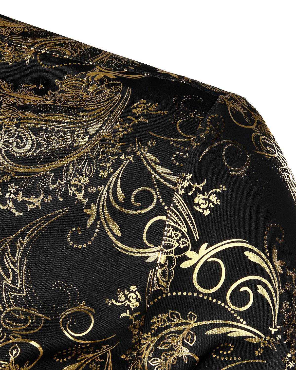 Luxury Men's Paisley Print Dress Shirt - Long Sleeve Casual Button Down Shirt for Business & Formal Wear | Office, Party & Wedding Attire