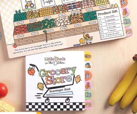 Lil Chef Kids Grocery Store Playset - Pretend Play Shopping Toy for Toddlers & Preschoolers - Educational Role Play for Learning Counting & Social Skills - Perfect for Home, Classroom & Playroom