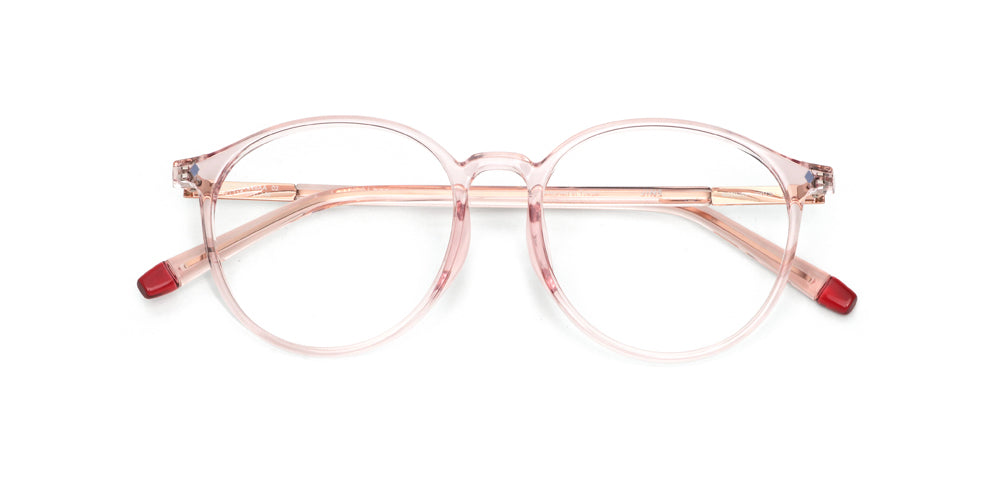 JINS x NARUTO SAKURA Model Pink Glasses - Anime Inspired Eyewear for Naruto Fans - Perfect for Cosplay, Fashion & Daily Wear