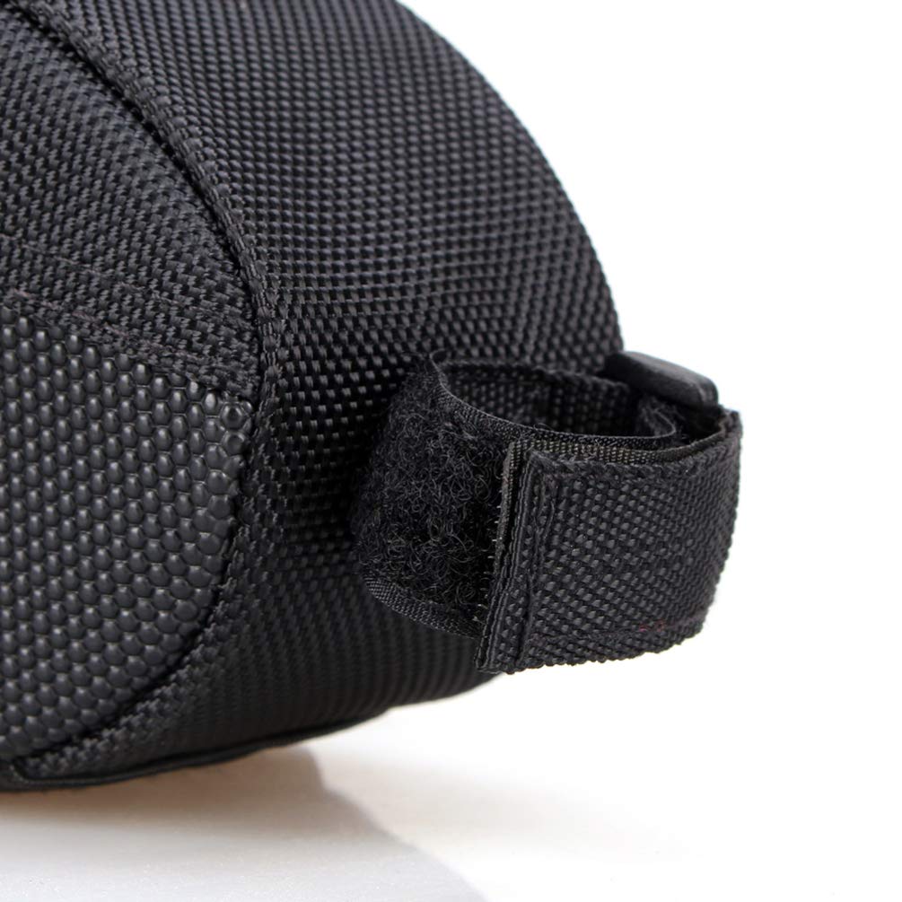 **Garneck Waterproof Bike Saddle Bag - Mountain & Road Bicycle Seat Storage Pouch with Rear Light - Foldable, Durable for Cycling Commute, Touring & Outdoor Adventures**