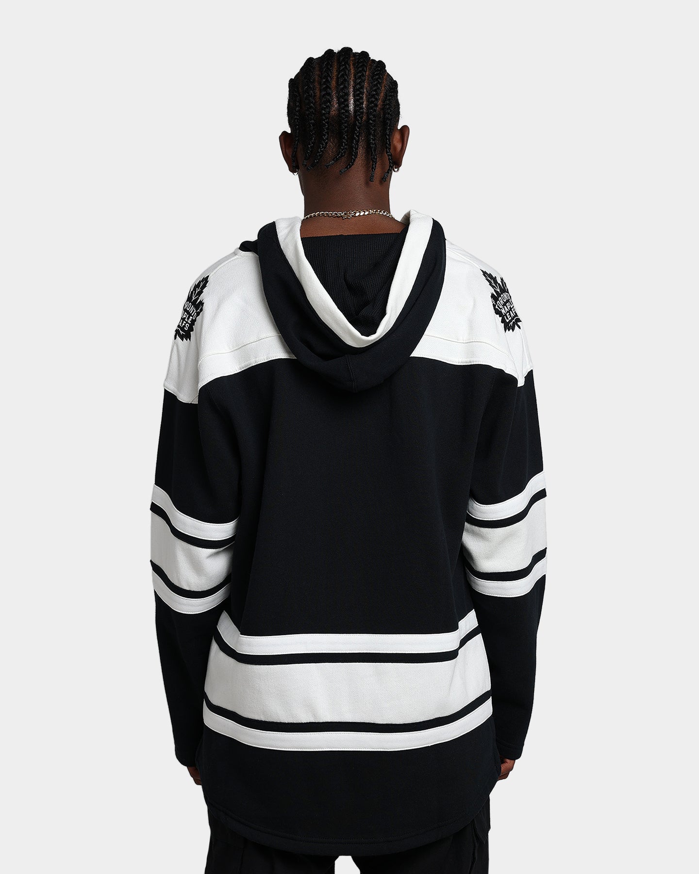 47 Brand Toronto Maple Leafs Superior Lacer Hoodie - Jet Black NHL Hockey Fan Apparel for Men & Women - Perfect for Game Day & Casual Wear