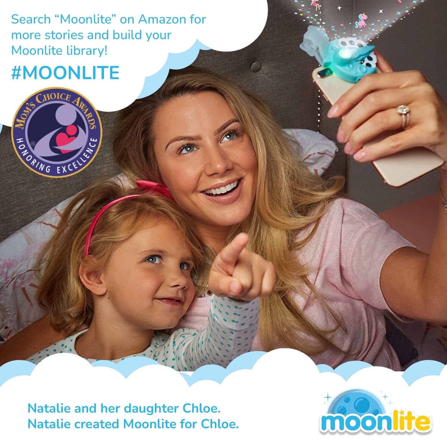 Moonlite Storytime The Ugly Duckling Projector Storybook Reel – Interactive Digital Storytelling with Fun Sound Effects | Early Learning Educational Toy for Toddlers Ages 12+ Months | Perfect for Bedtime Reading, Classroom Activities & Family Bonding