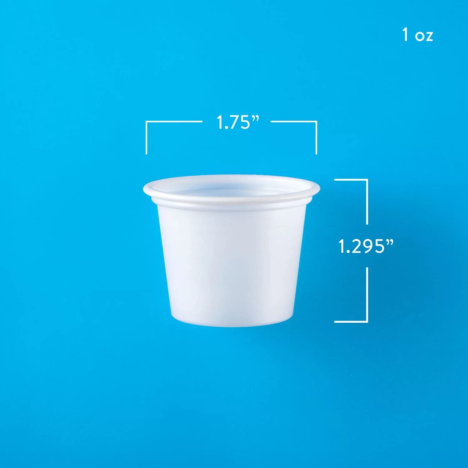 Oasis Supply 1 oz Clear Plastic Disposable Portion Cups with Lids - 250 Sets of Soufflé & Jello Cups for Food Storage, Meal Prep, and Party Serving | Perfect for Restaurants, Catering, and Home Use