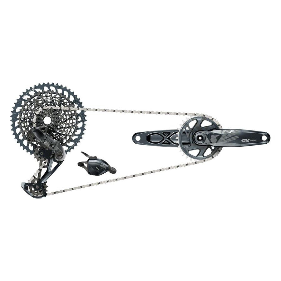 SRAM GX Eagle Groupset - 175mm Crankset, 32t, DUB, Trigger Shifter, Rear Derailleur, 12 Speed 10-52t Cassette & Chain | Mountain Bike Drivetrain Upgrade for Trail & Enduro Riding