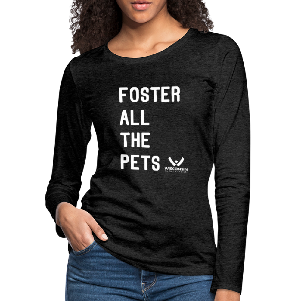 Premium Long Sleeve Contoured Pet Lover T-Shirt for Dog & Cat Owners - Comfortable Casual Wear for Vet Visits, Pet Adoption Days & Animal Shelter Volunteering