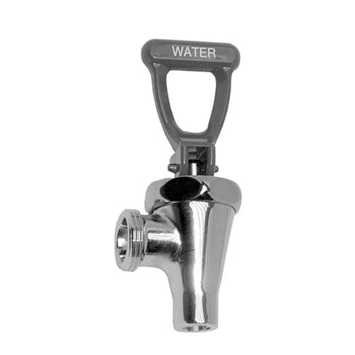 Bunn 07094.0001 Commercial Coffee Brewer Faucet with Red Handle & Button - Self/Locking Mechanism for Restaurants, Cafes & Office Break Rooms