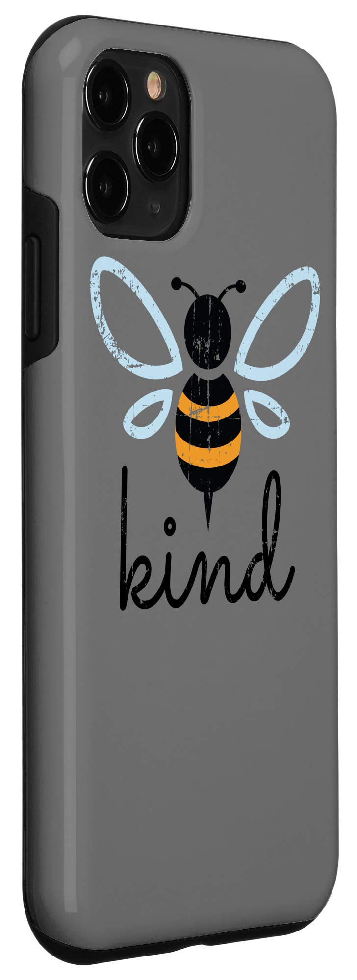 iPhone 11 Pro Vintage Case - 'Be Kind' Bumblebee Design, Thoughtful Gift for Friends & Family - Perfect for Daily Use, Travel, and Special Occasions