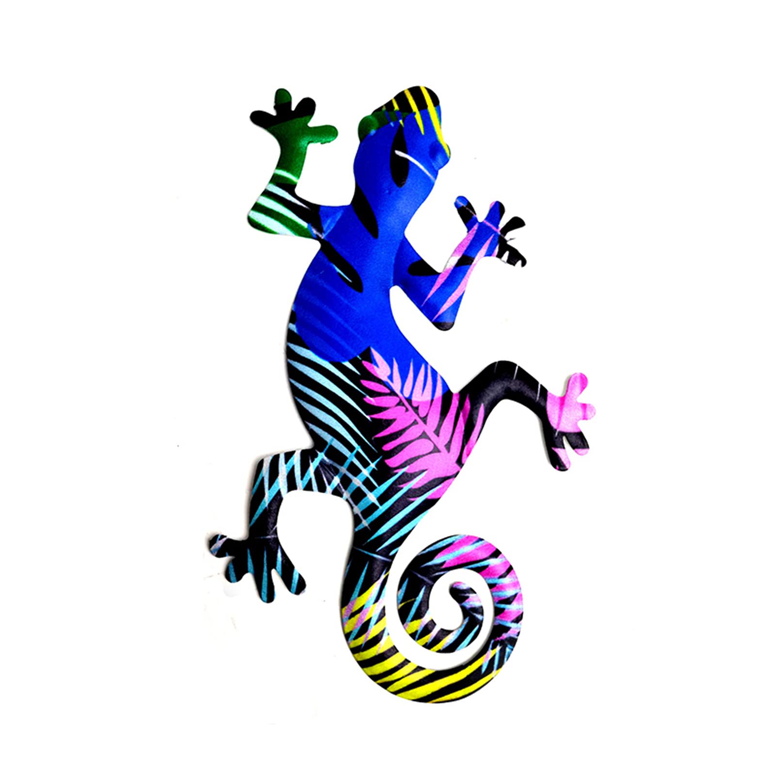 Stylish Gecko Wall Hanging Iron Decor - Unique Home & Office Decoration for Bedroom, Living Room, Garden - Perfect for Boho, Nature-Inspired & Modern Interior Design