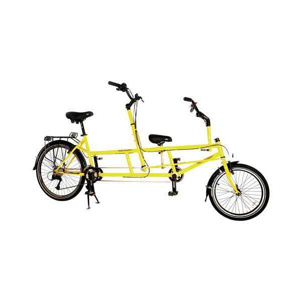 Brown Cycles KIDZ Tandem Bike for Kids - Adjustable Dual Seat Children's Bicycle - Perfect for Sibling Rides, Family Outings & Neighborhood Adventures