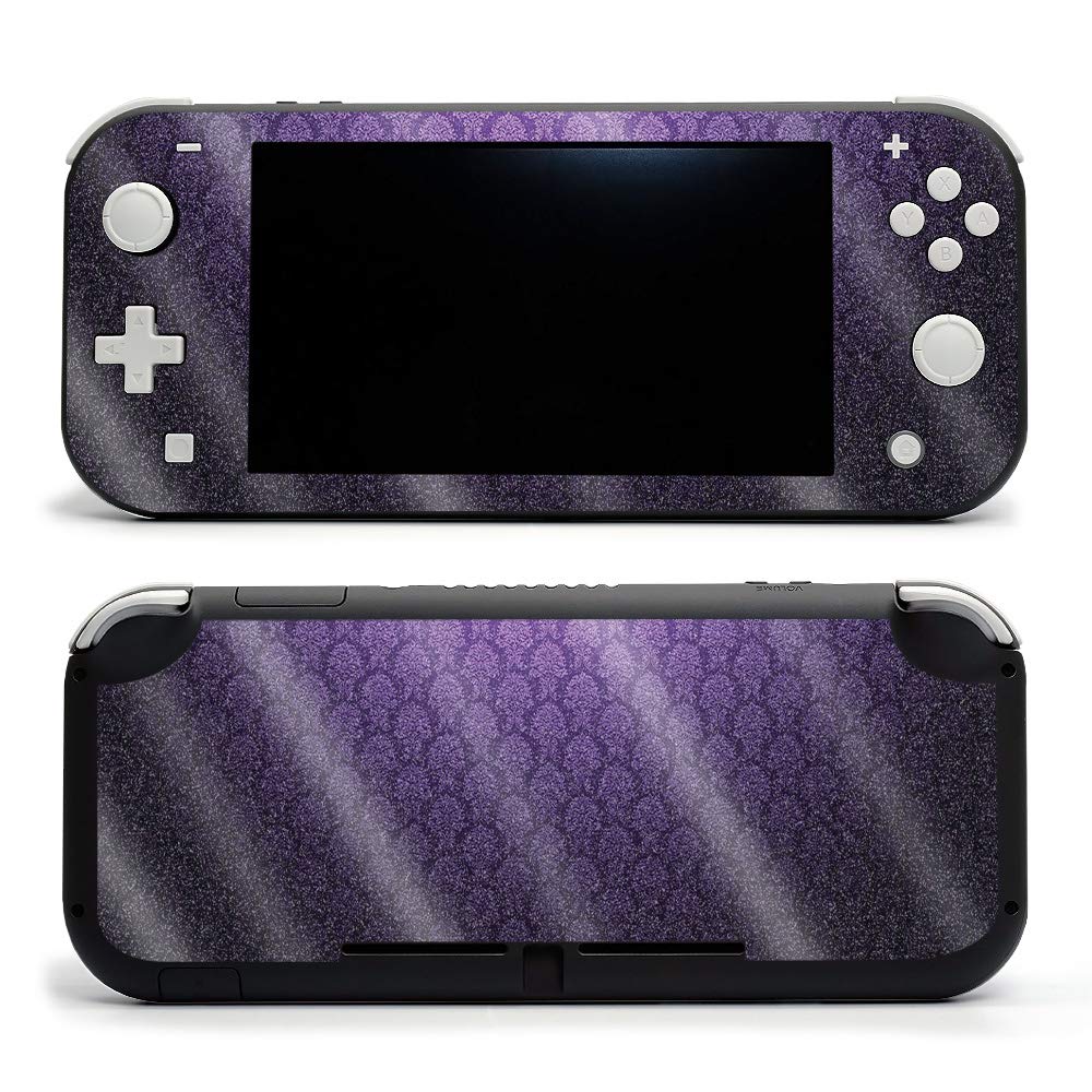 MightySkins Glossy Glitter Skin Cover for Nintendo Switch Lite - Antique Purple | Protective & Durable Vinyl Decal | Easy to Apply & Remove | Made in USA | Perfect for Gaming, Travel & Personalization